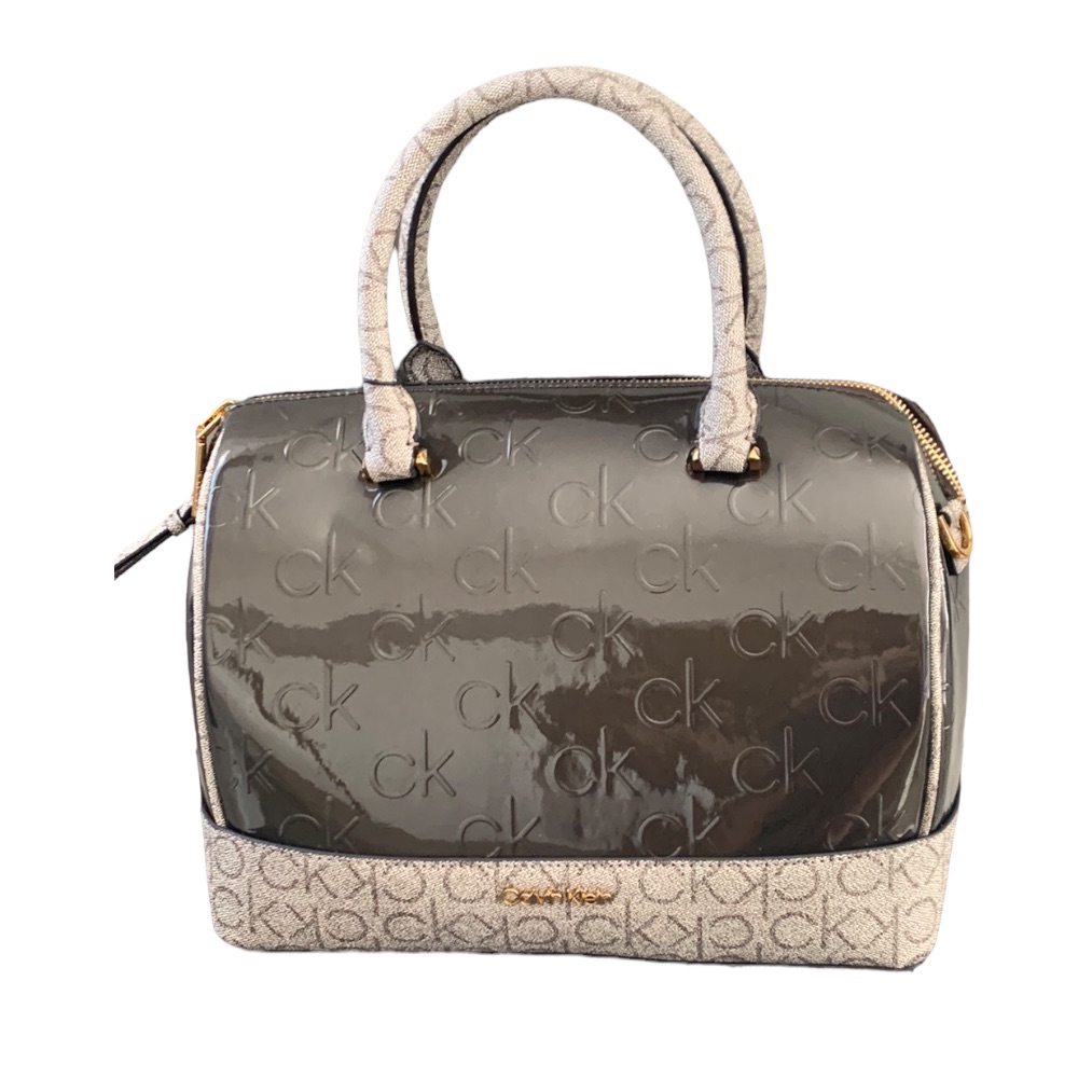 Calvin Klein Patent Satchel